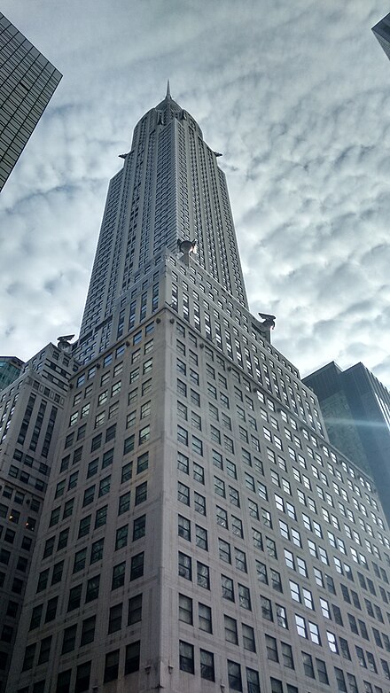 The Chrysler Building in Manhattan, from the corner of Lexington Ave.
