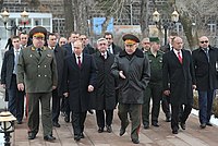 Президенты России и Армении посещали военную базу в 2013 году