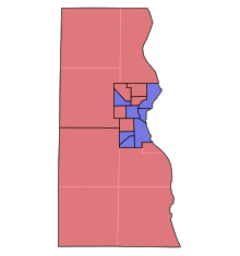 Milwaukee County districts WI Assembly Partisan Map 1893 MilwaukeeCo.svg