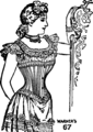 Corset din 1889 creat de Warner's