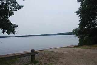 Watchaug Pond lake in Washington County, Rhode Island, USA