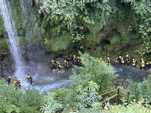 Waterfall Marmore in Terni