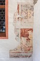 English: Romanesque fresco relics on the southern wall Deutsch: Romanische Freskenreste an der Süd-Wand zum Sakristeianbau