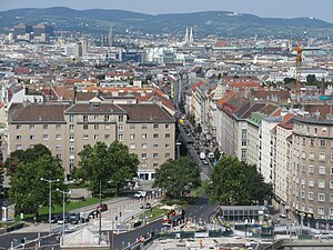 Favoritenstraße: Geschichte, Lage und Charakteristik, Bedeutende Bauwerke