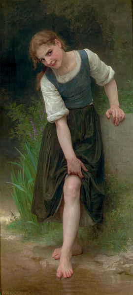 File:William-Adolphe Bouguereau (1825-1905) - The Ford (1895).jpg