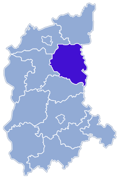 Location within the voivodeship