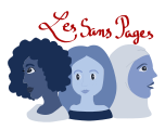 Logo with three women for the Women in red project and more especially for the Les sans pages french project