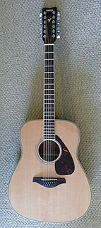 <span class="mw-page-title-main">Twelve-string guitar</span> Fretted string instrument optimized for richer sounds