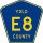 Markering County Road E8
