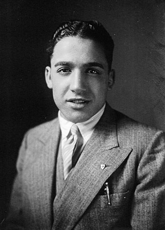 Portrait du champion du monde Young Perez en 1931.