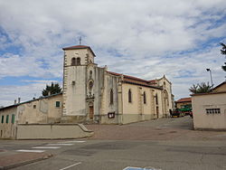 Skyline of Diémoz