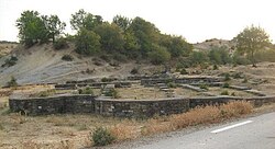 The ancient basilika remains found in Draganovets village