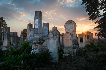 Old Jewish cemetery in Cherniwtsi