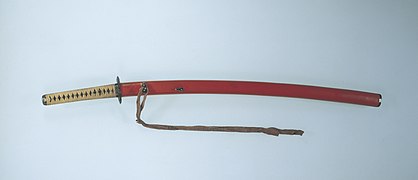 Mounting for a katana forged by Motoshige. late 16th or early 17th century, Azuchi–Momoyama or Edo period. Important Cultural Property. Tokyo National Museum.