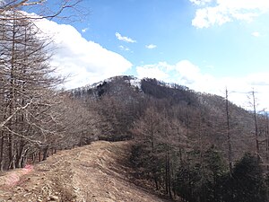 石尾根から七ツ石山を望む