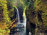 Przełom Takachiho na rzece Gokase w prefekturze Miyazaki