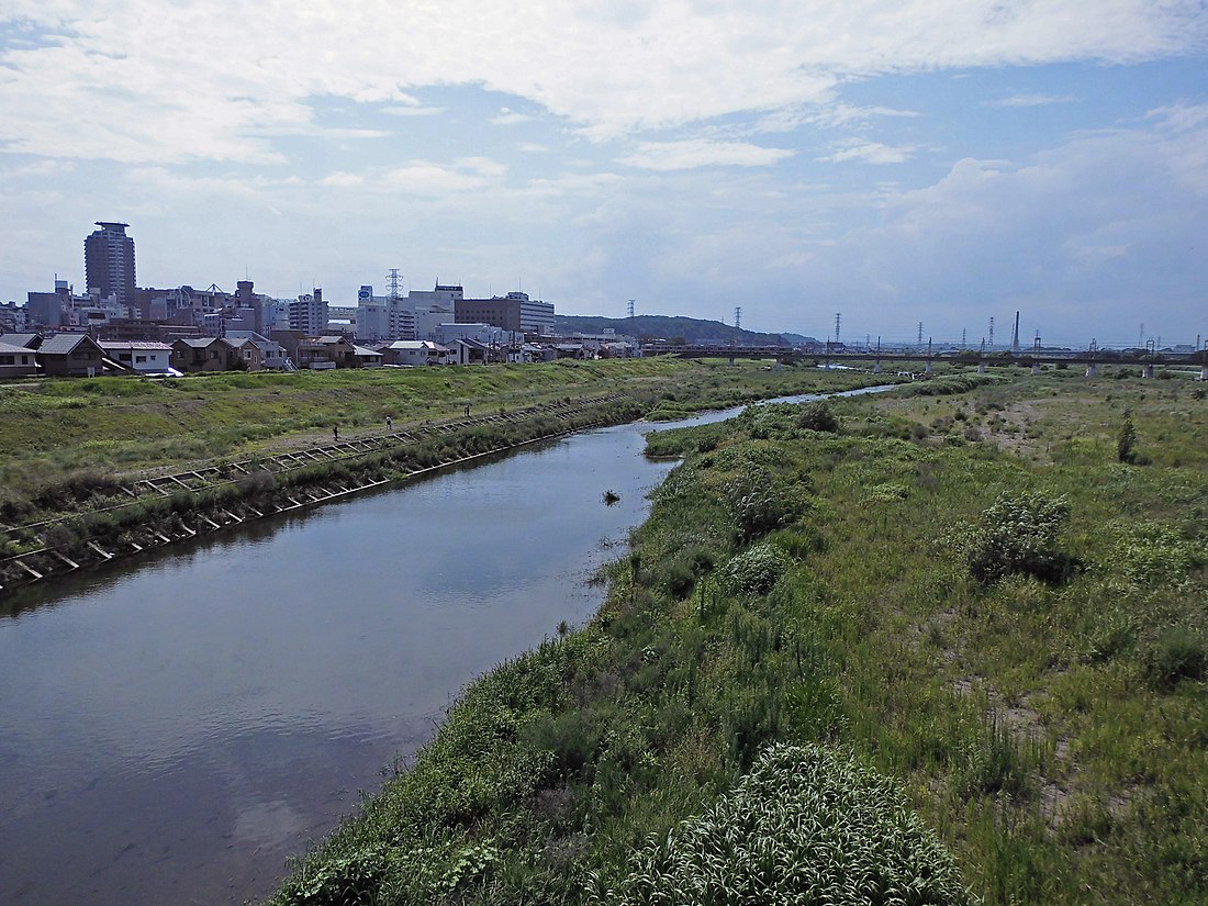 File:聖蹟桜ヶ丘の北を流れる多摩川130805.jpg