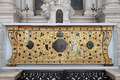 Altar of a radiant chapel.