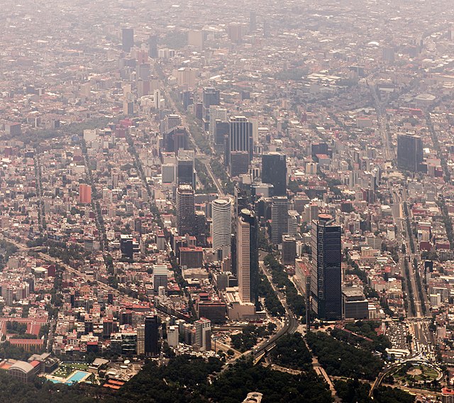 Mexico City, the financial center of Mexico