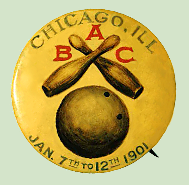 File:19010112 Badge - First American Bowling Congress (ABC) tournament.png