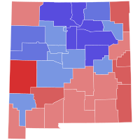 1994 United States Senate election in New Mexico results map by county.svg