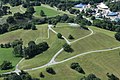 Blick vom Olympiaturm über München.