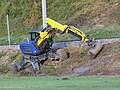 2018-10-30 Walking excavator Kaiser S12 at Mariazellerbahn in Rabenstein an der Pielach