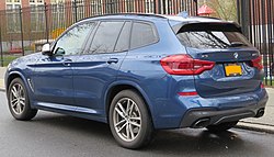 2018 BMW X3 (G01) M40i rear 4.19.18