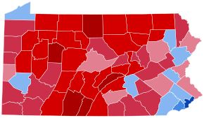 2020 United States House of Representatives Elections in Pennsylvania by county.svg