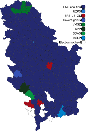 2022 Serbian parliamentary election map.svg