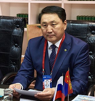 <span class="mw-page-title-main">Gürsediin Saikhanbayar</span> Mongolian Minister of Defense