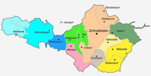 Eingemeindung von Breitenbach nach Mittelstille (1. Mai 1975)