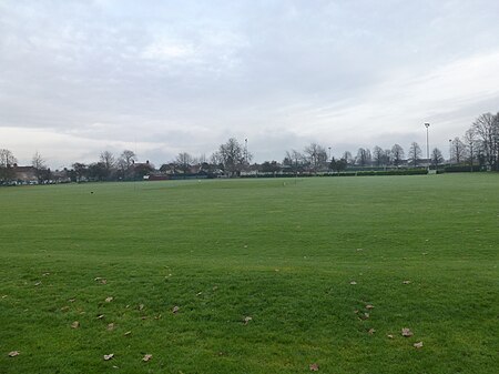 Abbey Lawns playing field. Abbey Lawns, Bourne, Lincolnshire.jpg