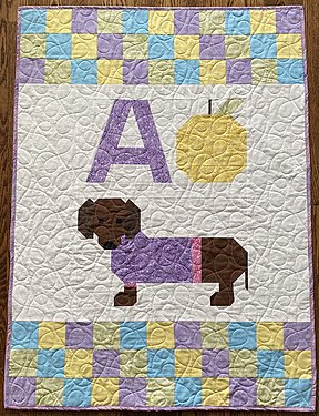 Machine stitched Patchwork Quilt