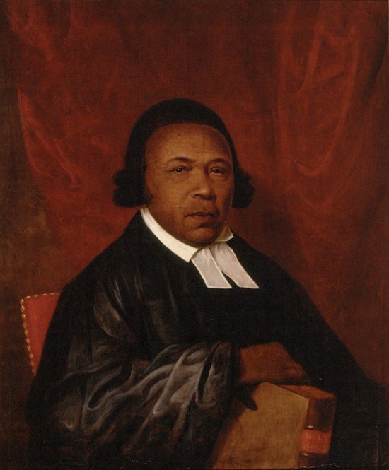 1810 portrait of Absalom Jones by Raphaelle Peale