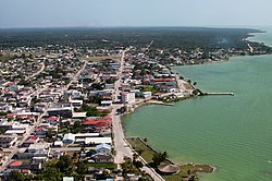 Aerial of Corozal Town