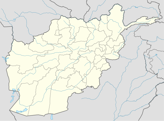 Karte der Flughäfen in Afghanistan