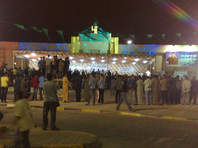 Alfateh Festivity in Bayda, Libya, on 1 September 2010.