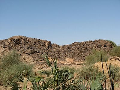 قلعة الضيقة التي احتمى بها الشايقية عند حربهم مع إسماعيل باشا