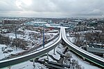 Миниатюра для Файл:Aminyevskoye depot - aerial view of bridges in winter (1).jpg