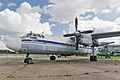 Buvęs Lietuvos karinių oro pajėgų lėktuvas An-24 Lietuvos aviacijos muziejuje.