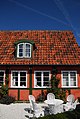 Architecture of Rønne, Bornholm, Denmark, Northern Europe.