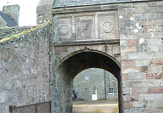Entrance gateway to Balcomie Castle Archway entrance - geograph.org.uk - 1115540.jpg