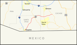 Arizona State Route 82 map