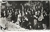 Armory Show artists and members of the press at the beefsteak dinner given by the Association of American Painters and Sculptors, 8 March 1913.jpg
