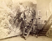 Arturo Michelena in his studio.jpg