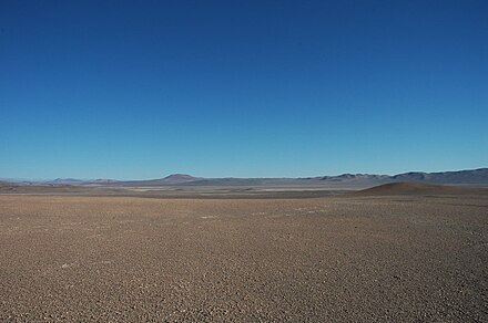 A flat area of the Atacama Desert between Antofagasta and Taltal