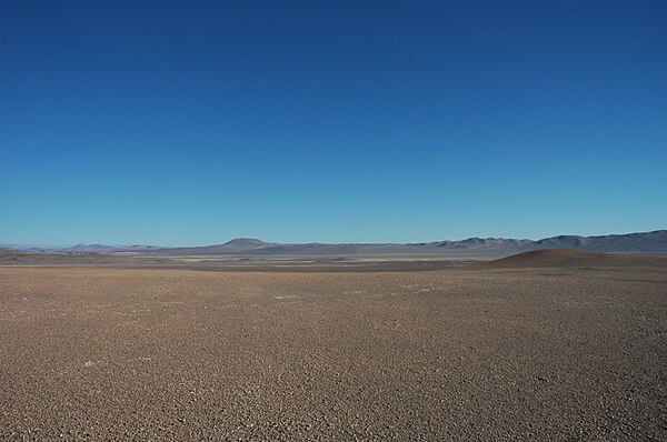 A flat area of the Atacama Desert between Antofagasta and Taltal