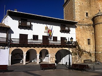 Town Hall of Tarazona de la Mancha Ayuntamiento de Tarazona de la Mancha.JPG