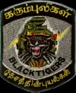 <span class="mw-page-title-main">Black Tigers</span> Elite division of the Liberation Tigers of Tamil Eelam militant group